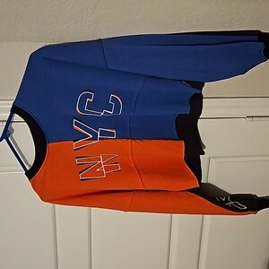 Spirit jersey cropped long sleeve top